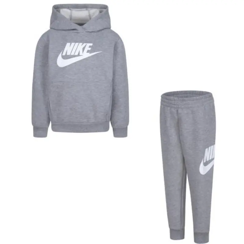 Nike Dark Grey Heather Club Fleece Set 1