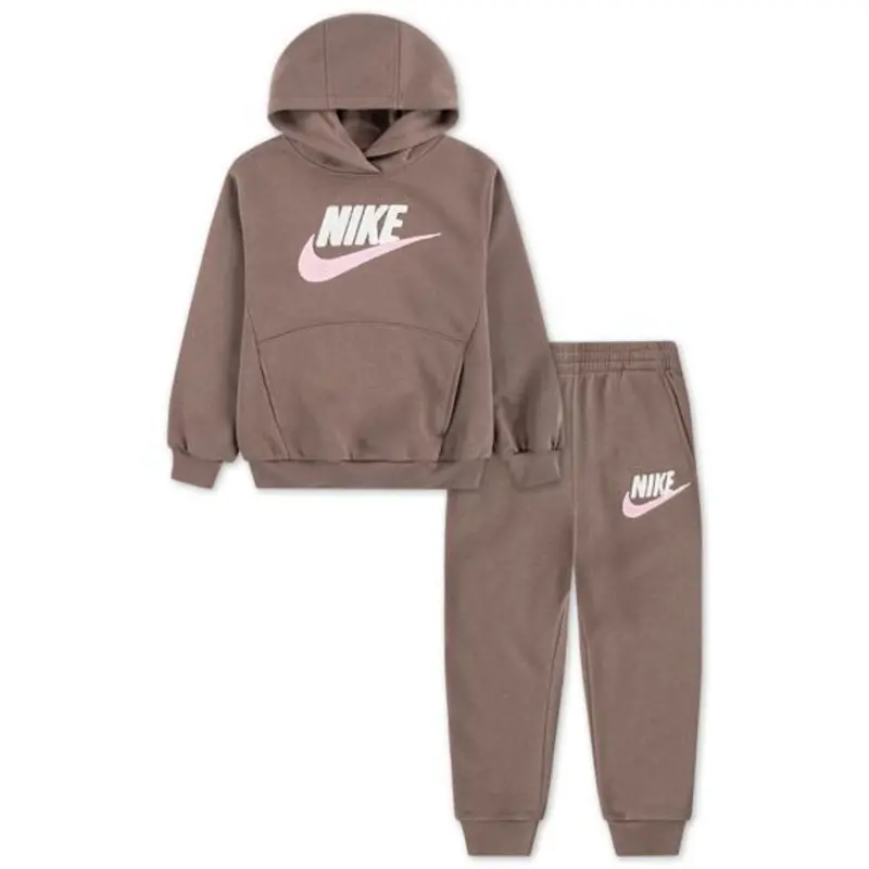Nike Mink Brown Club Chenille Flc Sweat Set 1