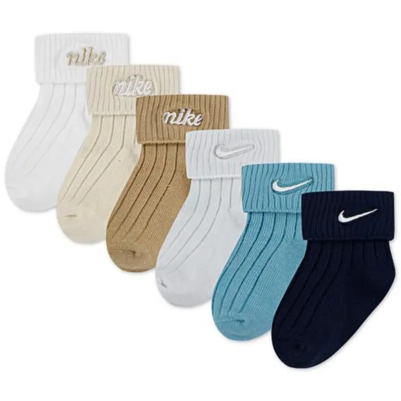 Nike Sail 6-Pack Rib Turncuff Inf Sock 1
