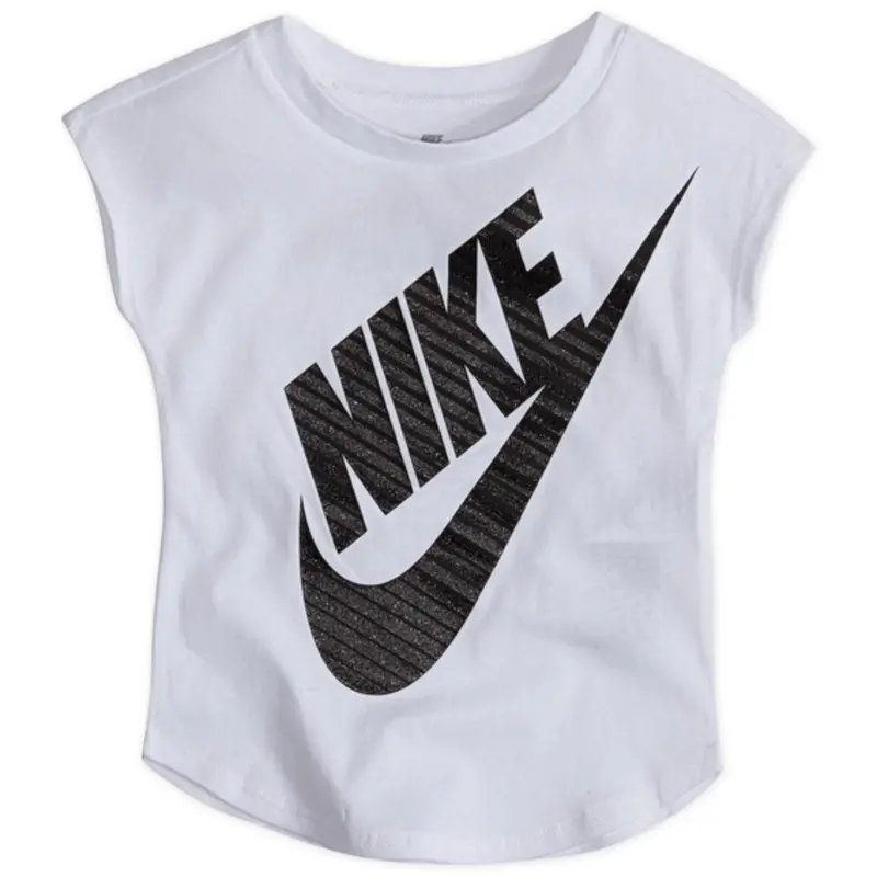 Nike White Girls Jumbo Futura Tee 1