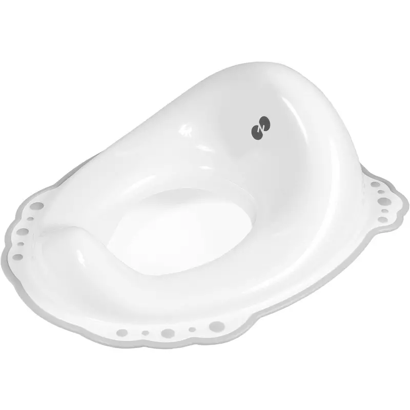 Nordbaby White/Grey Toilet Trainer Seat With Anti Slip Mat 1