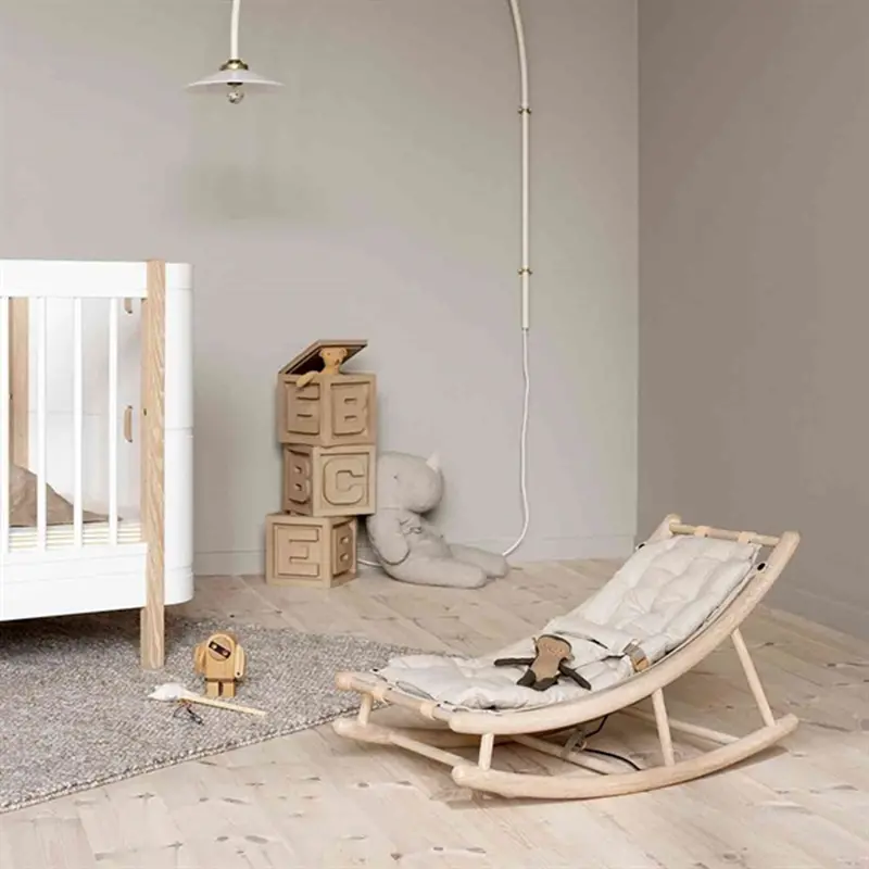 Oliver Furniture Wood Baby & Junior Rocking Chair Oak/Nature 2
