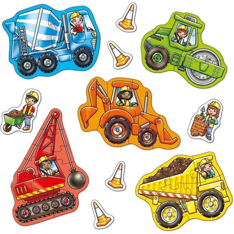 Orchard Toys Big Wheels Puzzles 1
