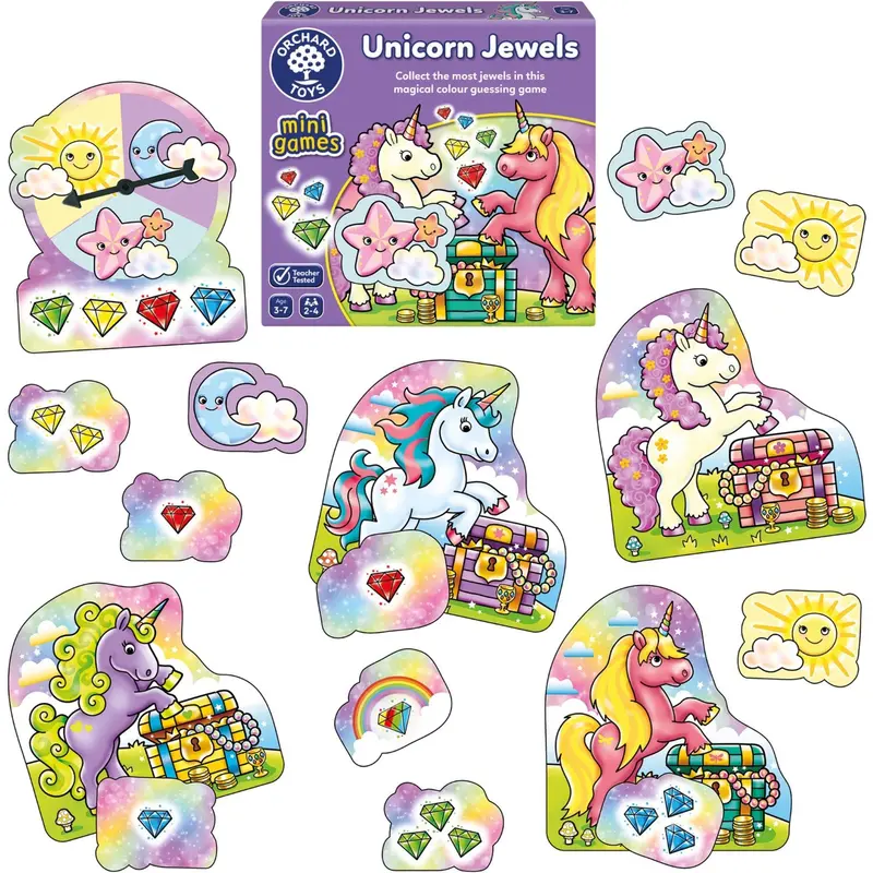 Orchard Toys Unicorn Jewels Mini Game 1