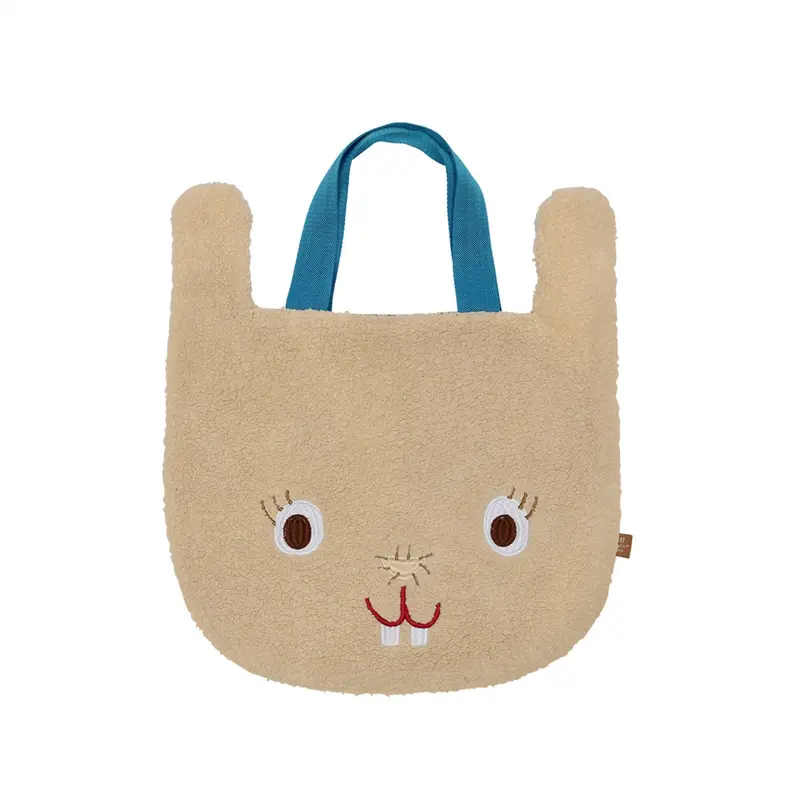Oyoy Clay/Blue Darling Rabbit Tote Bag 1