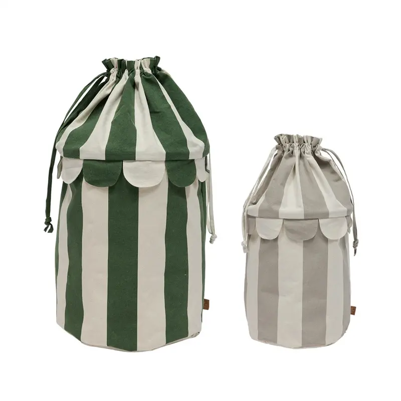 Oyoy Clay/Green Saga Basket Set Of 2 1