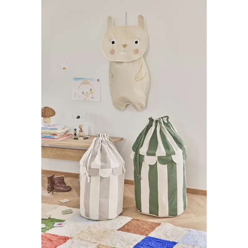 Oyoy Clay/Green Saga Basket Set Of 2 2