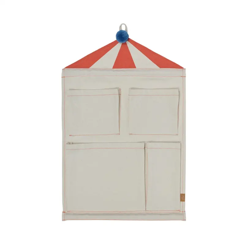 Oyoy Clay/Red Circus Wall Storage 1 1