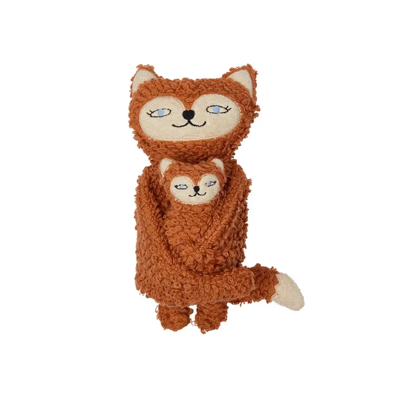 Oyoy Frida & Baby Felix Fox Soft Toy 1