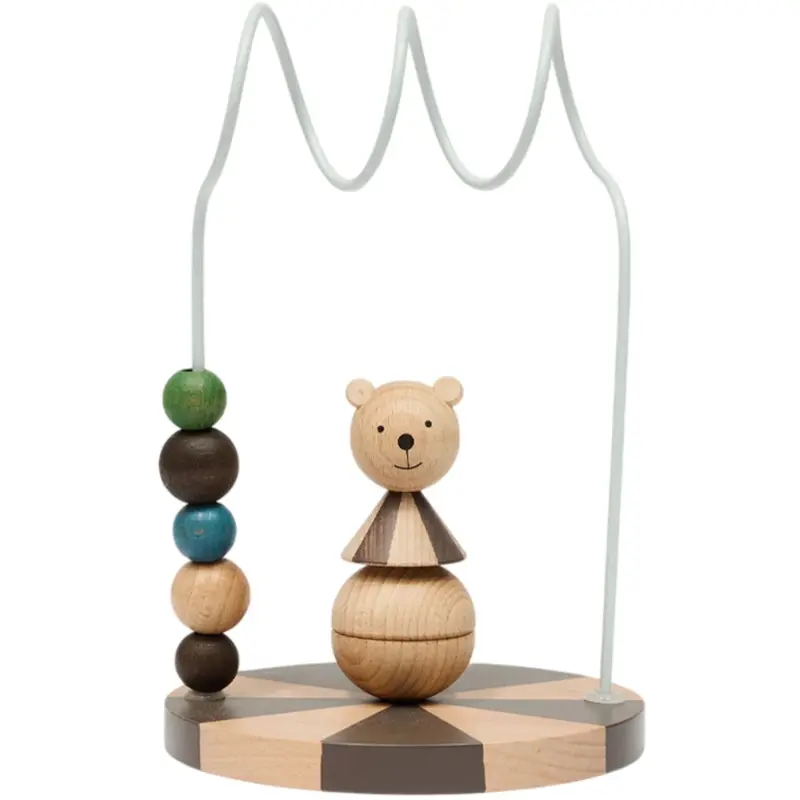Oyoy Nature / Dusty Blue Circus Bear Abacus 1