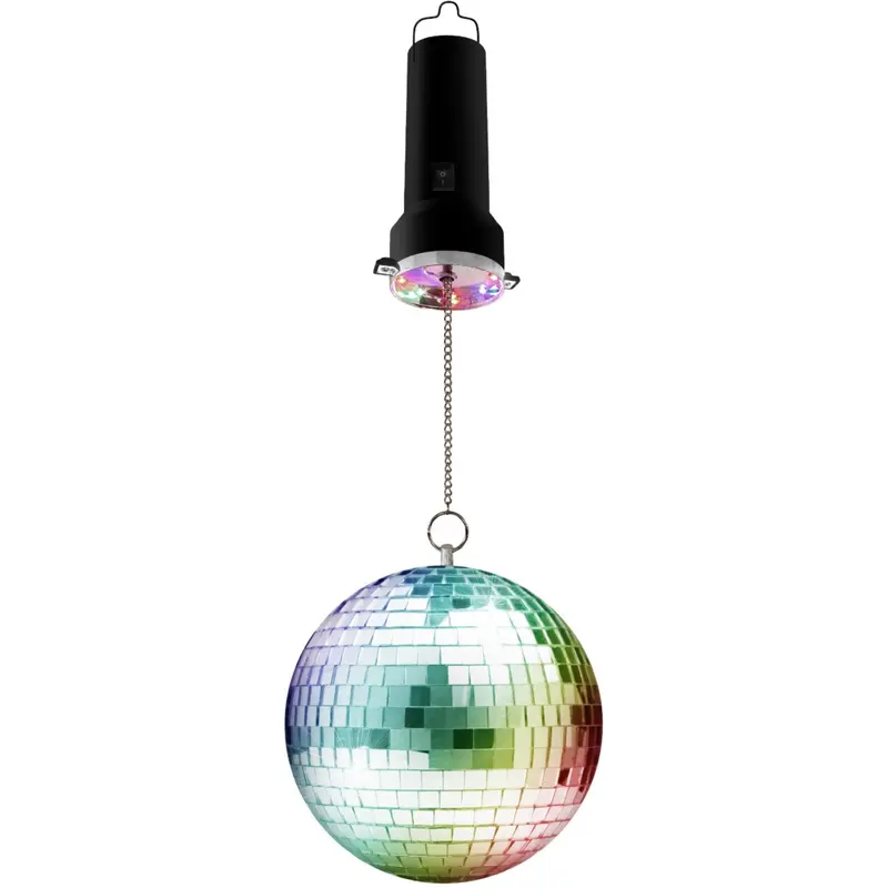 Party Funlight Party Set - Rotating Mirror Ball With Led And Motor 1