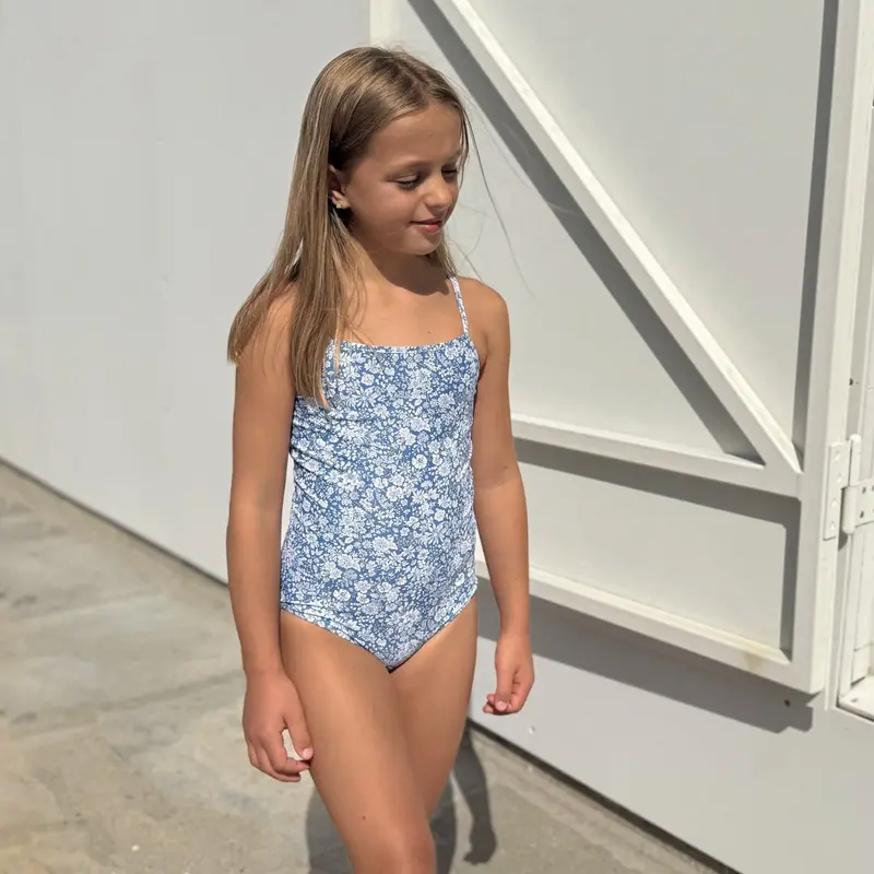 Petit Crabe Evening Sky (Made With Liberty© Fabric) Barbara Swimsuit 4