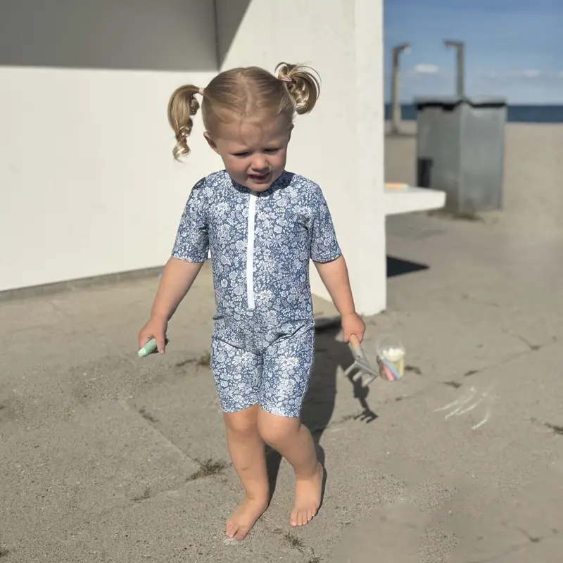 Petit Crabe Evening Sky (Made With Liberty© Fabric) Natsu Sunsuit S/S 3