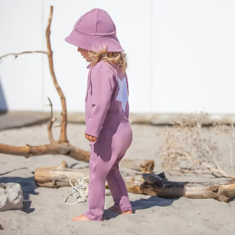 Petit Crabe Heather Lou Star Sunsuit L/S 1