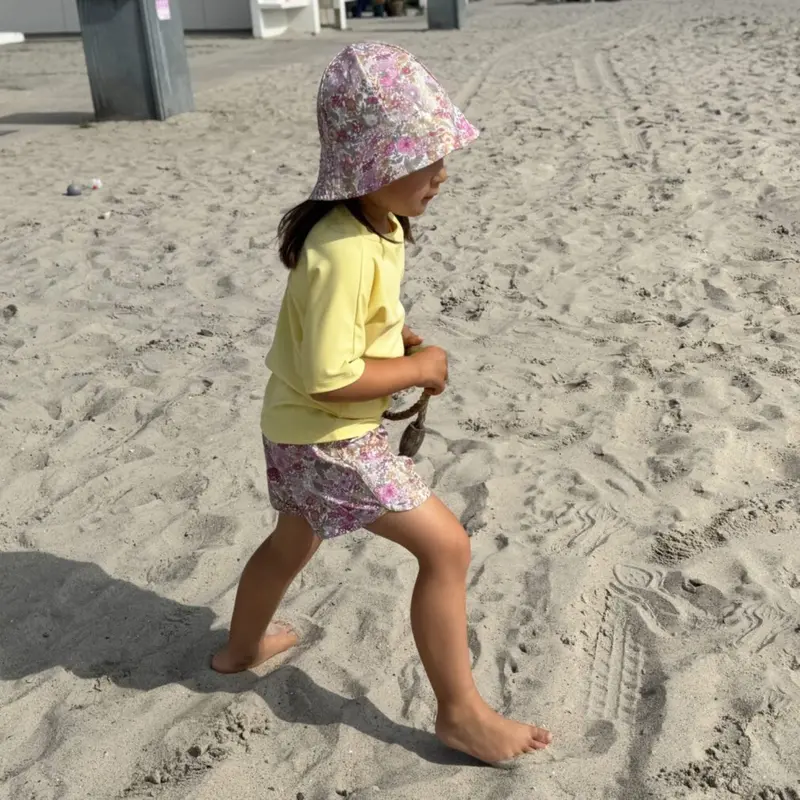 Petit Crabe Margaret Annie (Made With Liberty© Fabric) Alexa Swim Shorts 3