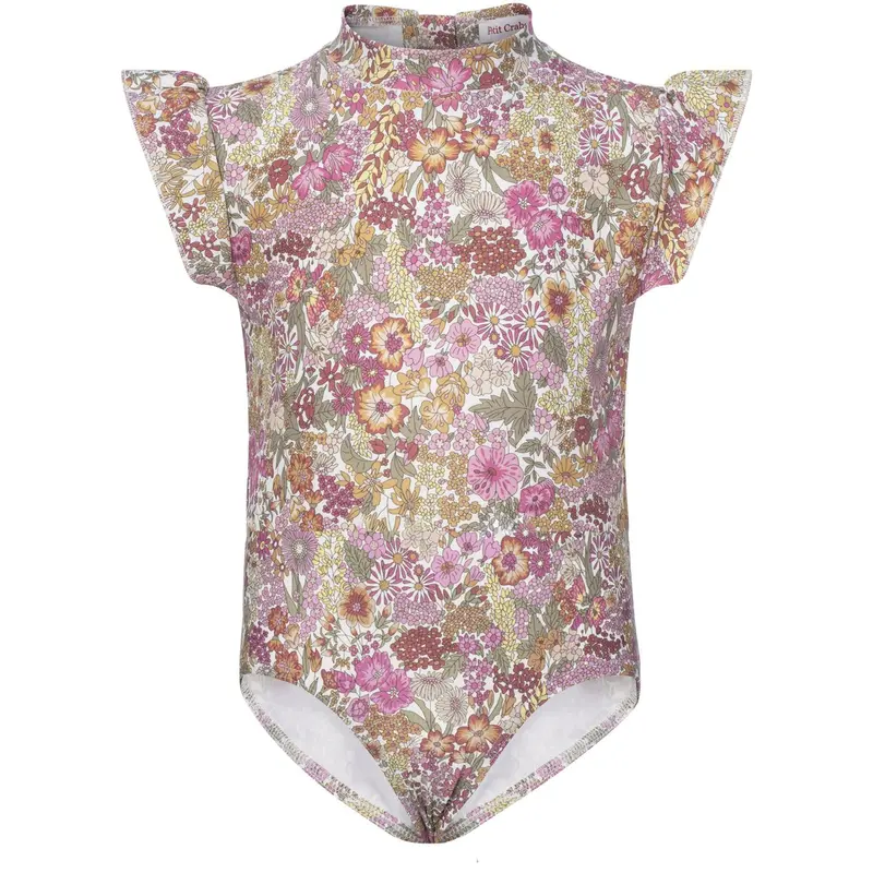 Petit Crabe Margaret Annie (Made With Liberty© Fabric) Beaa Swimsuit S/S 1