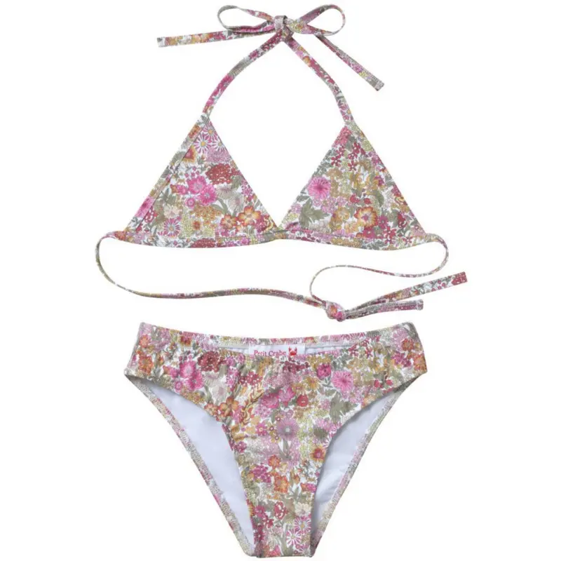 Petit Crabe Margaret Annie (Made With Liberty© Fabric) Elle Triangle Bikini 1