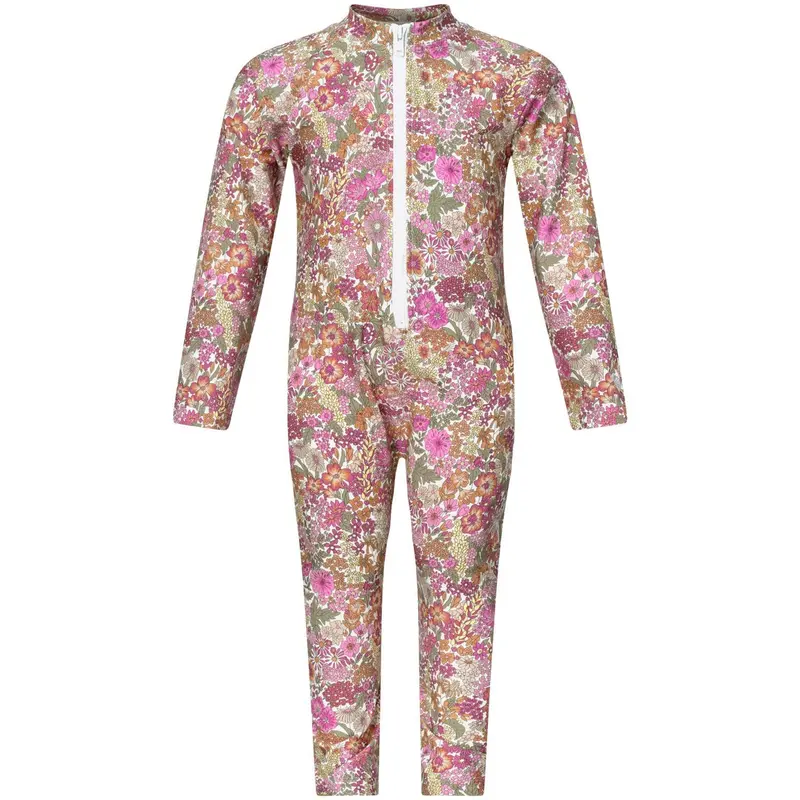 Petit Crabe Margaret Annie (Made With Liberty© Fabric) Lou Basic Sunsuit L/S 1