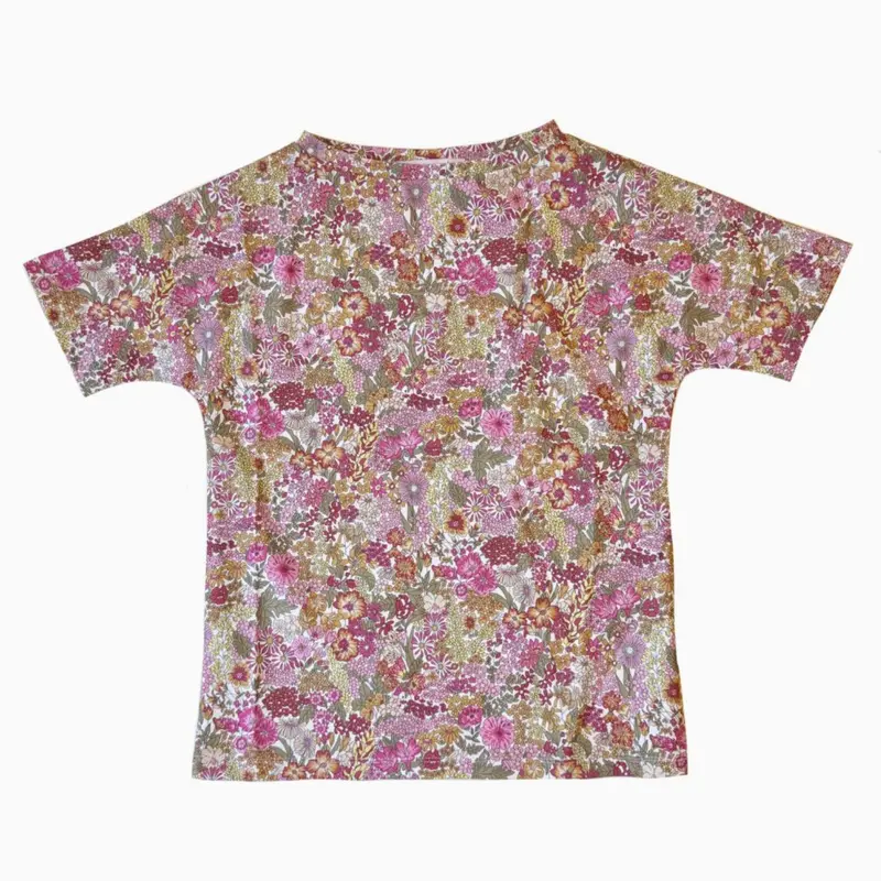 Petit Crabe Margaret Annie (Made With Liberty© Fabric) Luna Boatneck Uv-Shirt S/S 1