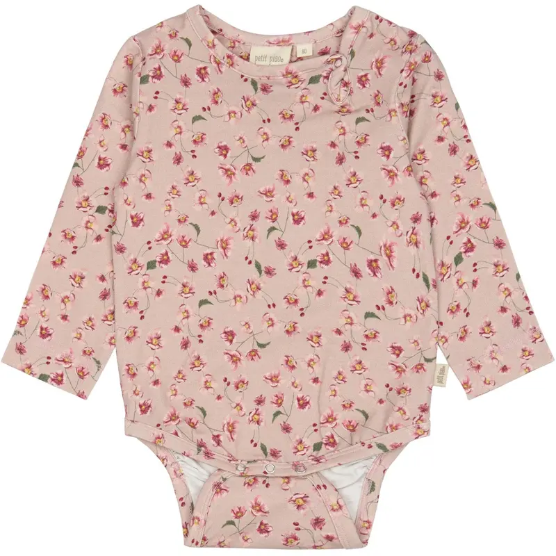 Petit Piao Autumn Anemone Body L/S Printed 1
