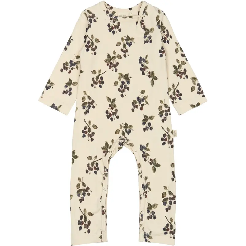 Petit Piao Black Berry Jumpsuit L/S Printed 1
