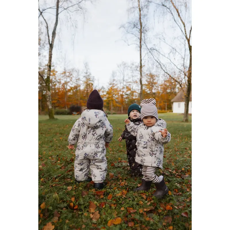 Petit Piao Blackberry Aop Ppdard Snowsuit 3