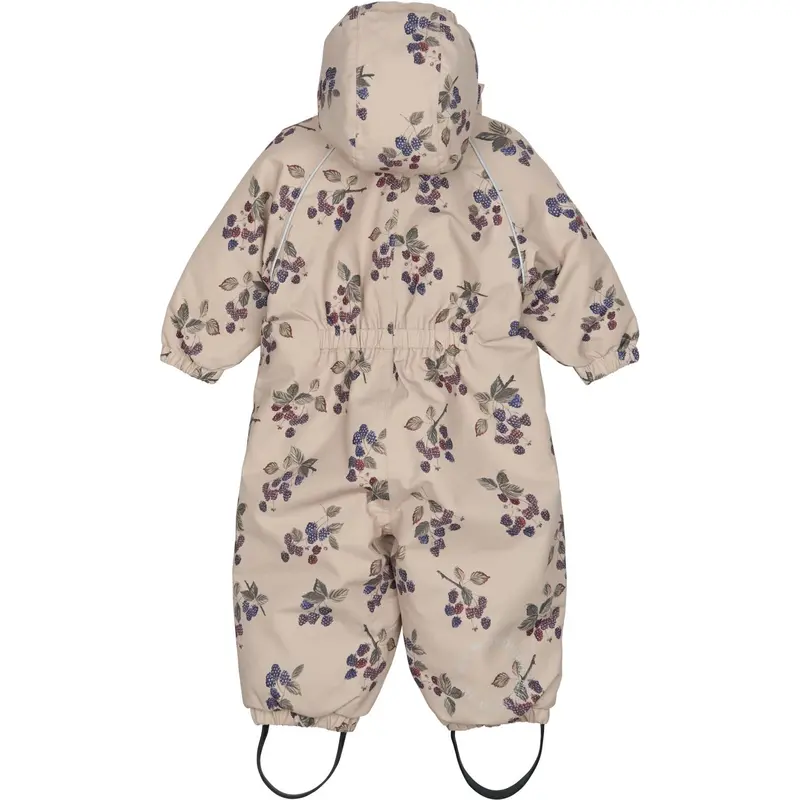 Petit Piao Blackberry Aop Ppdard Snowsuit 6