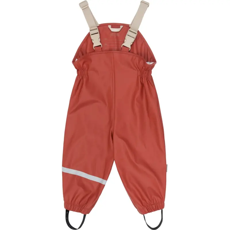 Petit Piao Dusty Rose Strawberry Aop Ppdai Rainwear Set W. Susp. 5