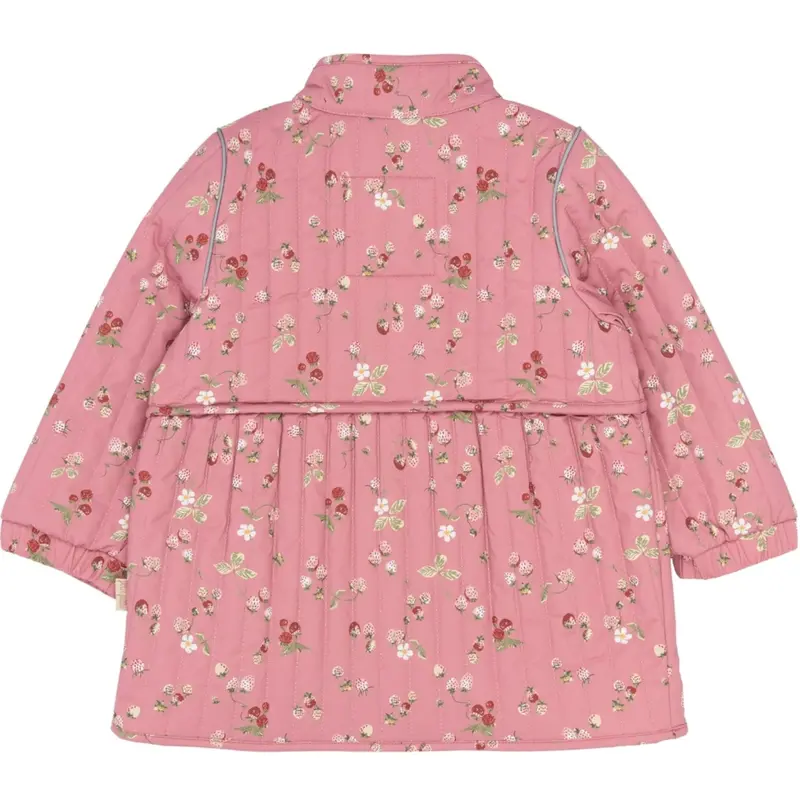 Petit Piao Dusty Rose Strawberry Aop Ppever Thermo Long Jacket 5