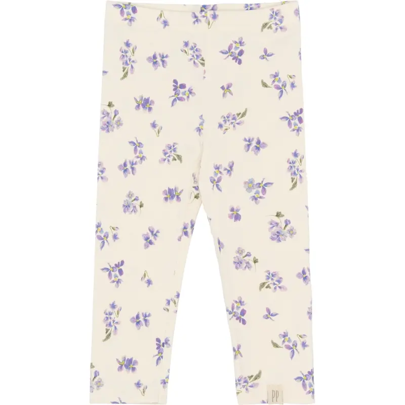 Petit Piao Eggnog Viola Aop Ppstar Leggings 1