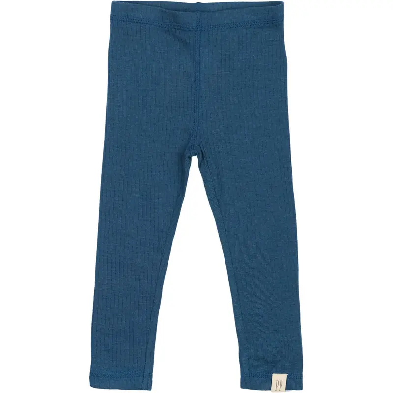 Petit Piao Ensign Blue Ppdante Leggings Merino Wool 1