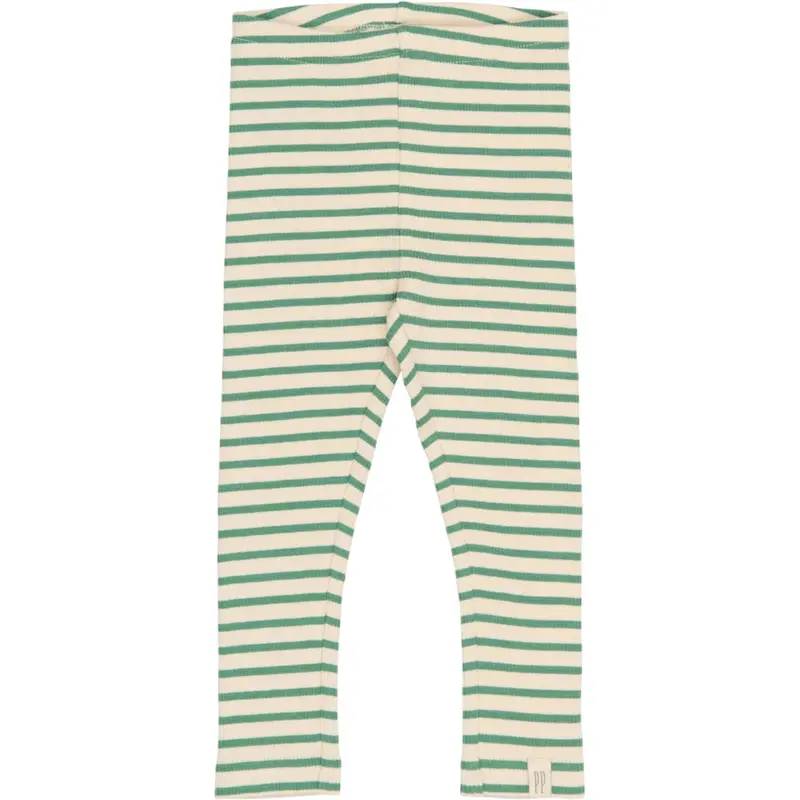 Petit Piao Frosty Spruce Striped Ppsky Leggings 1