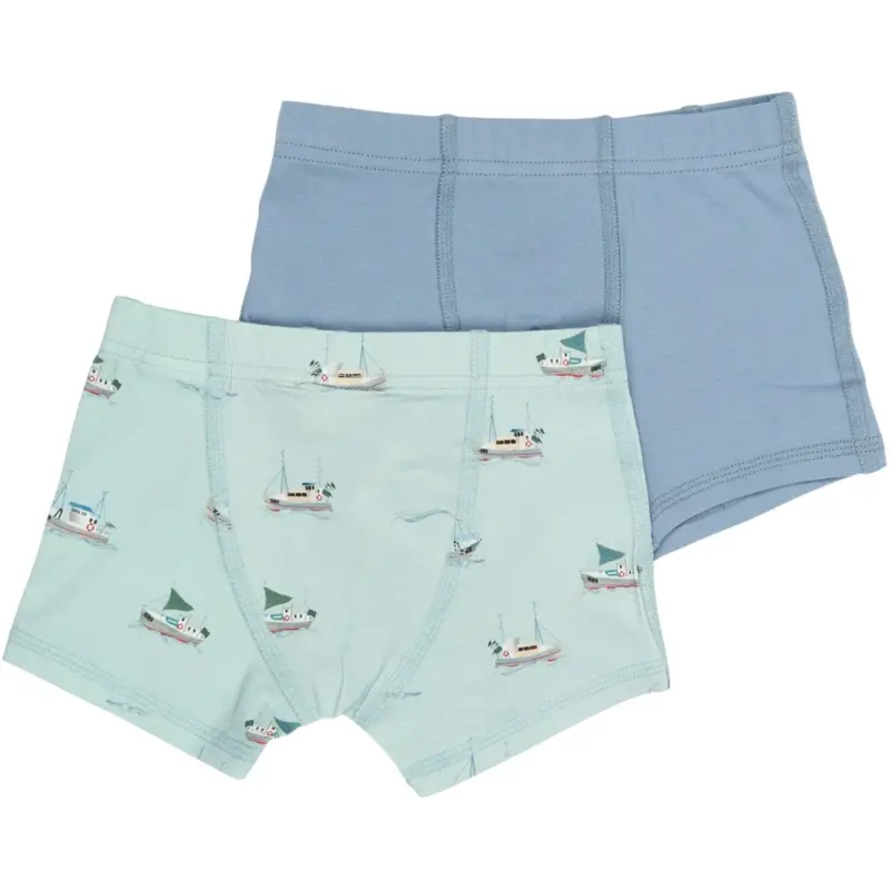 Petit Piao Illusion Blue Boat Aop Ppstar Boxers 2-Pack 1