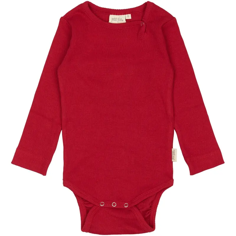 Petit Piao Jet Red Body L/S Modal 1