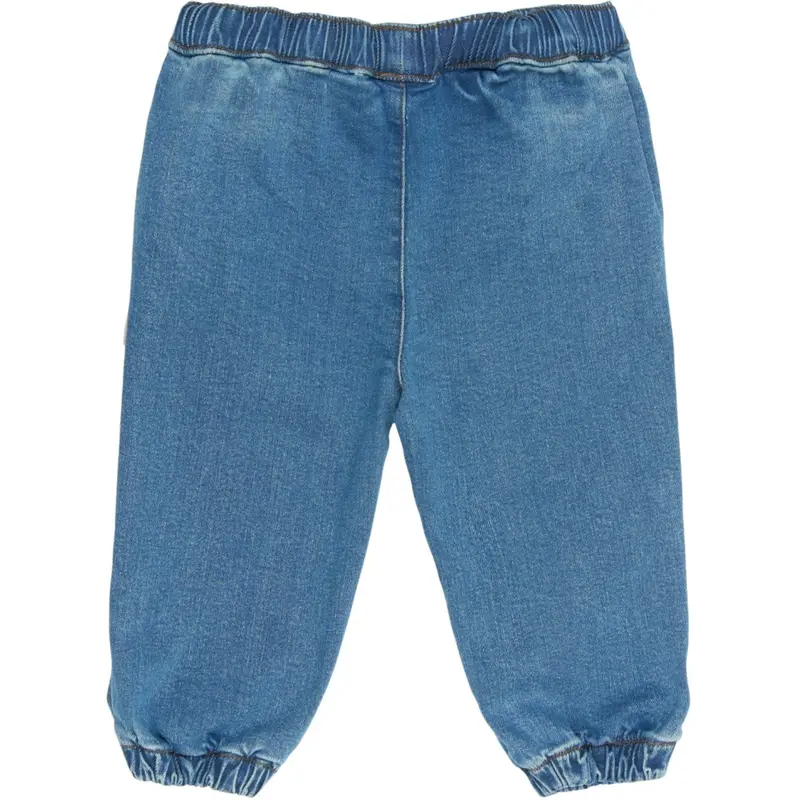 Petit Piao Light Blue Denim Ppelm Denim Pants 3