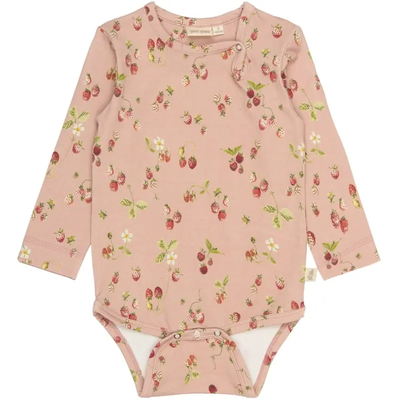 Petit Piao Misty Rose Strawberry Aop Ppstar L_S Body 1