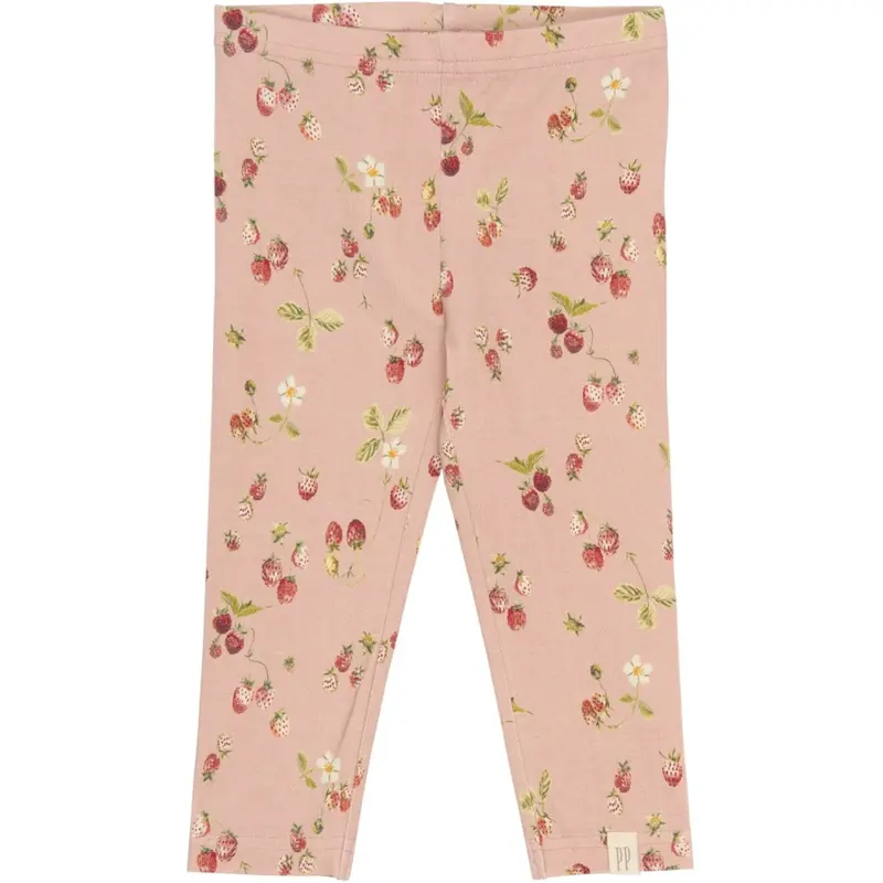 Petit Piao Misty Rose Strawberry Aop Ppstar Leggings 1