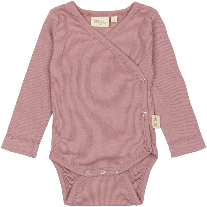 Petit Piao Nostalgic Rose Ppdi Body L/S Fold Over Noos 1