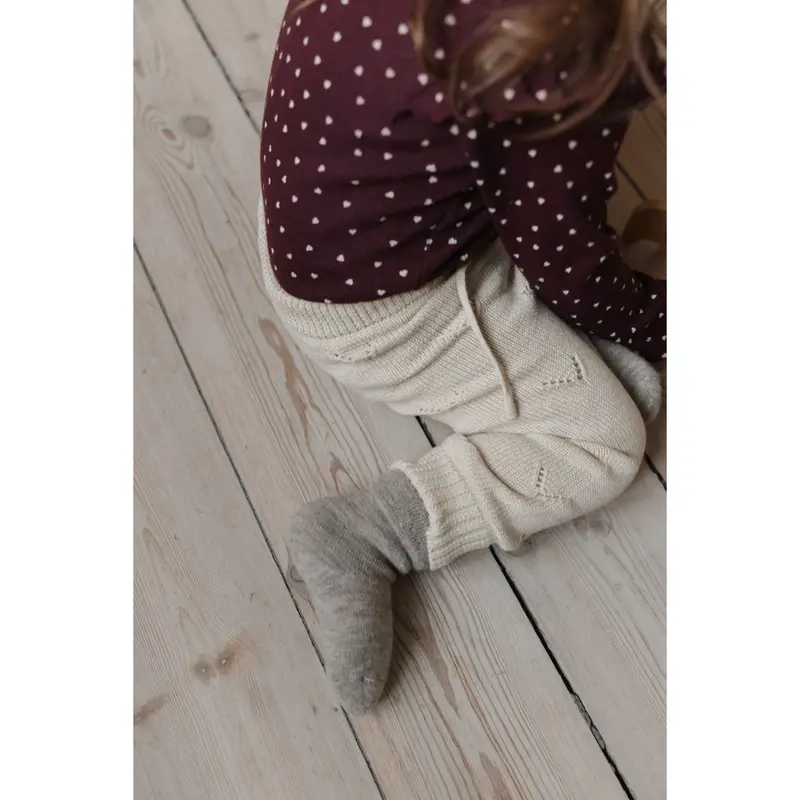 Petit Piao Off White Ppdaqa Knit Pants 2
