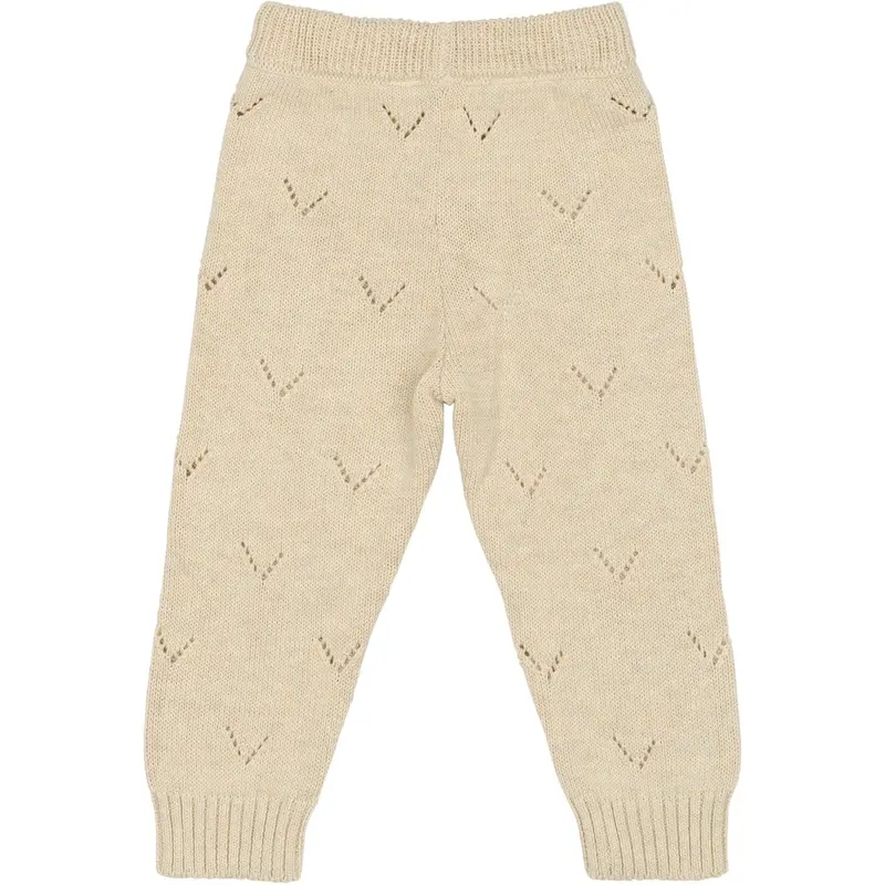 Petit Piao Off White Ppdaqa Knit Pants 5