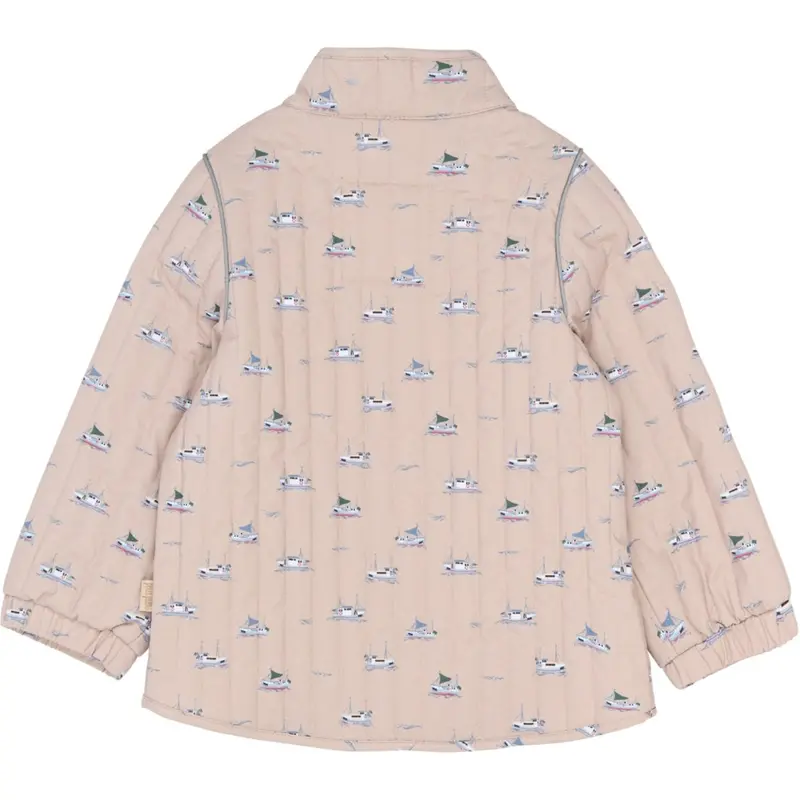 Petit Piao Oxford Tan Boat Aop Ppever Thermo Jacket 4