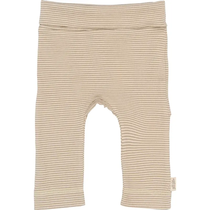 Petit Piao Pure Cashmere/Dark Off White Ppdian Fold Leggings Stripe Nb Noos 1