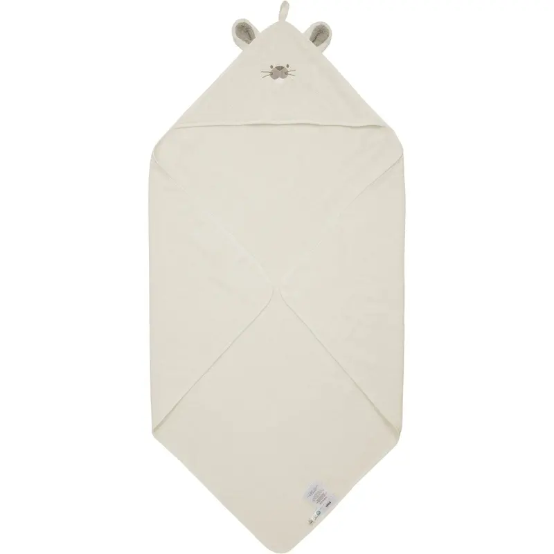 Pippi Egret Hooded Baby Towel 1