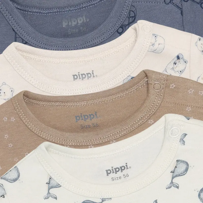 Pippi Flint Stone Body Ss Ao-Printed (4-Pack) 2
