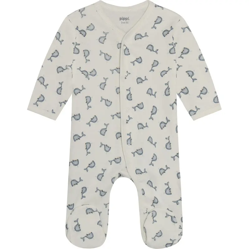 Pippi Flint Stone Nightsuit W/F -Buttons 2-Pack 3