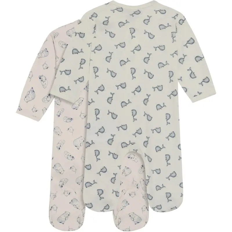 Pippi Flint Stone Nightsuit W/F -Buttons 2-Pack 5