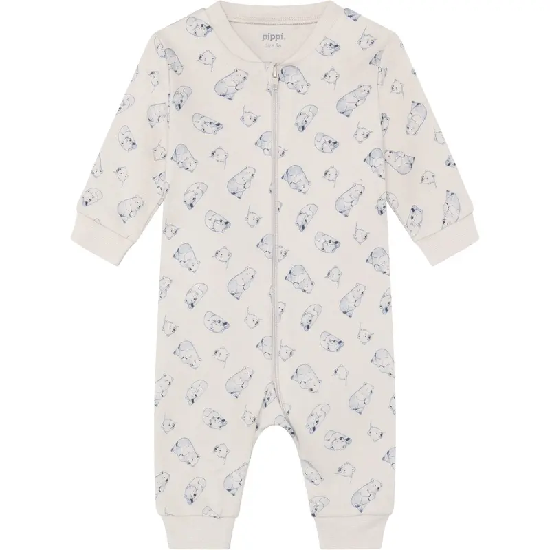 Pippi Flint Stone Nightsuit -Zipper (2-Pack) 3