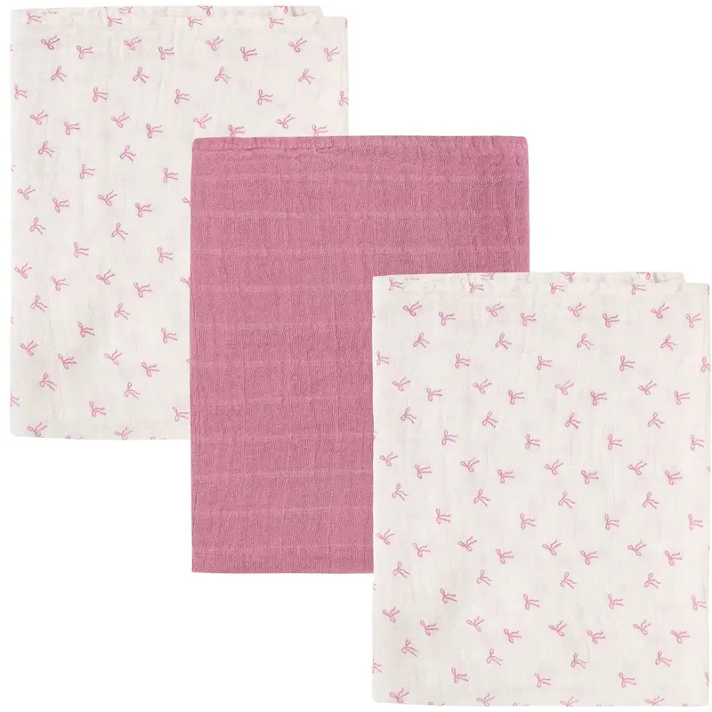 Pippi Mauve Orchid Muslin Cloth (3-Pack) 1