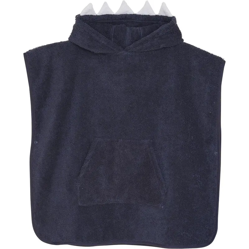 Pippi Odyssey Gray Hooded Bath Poncho 1