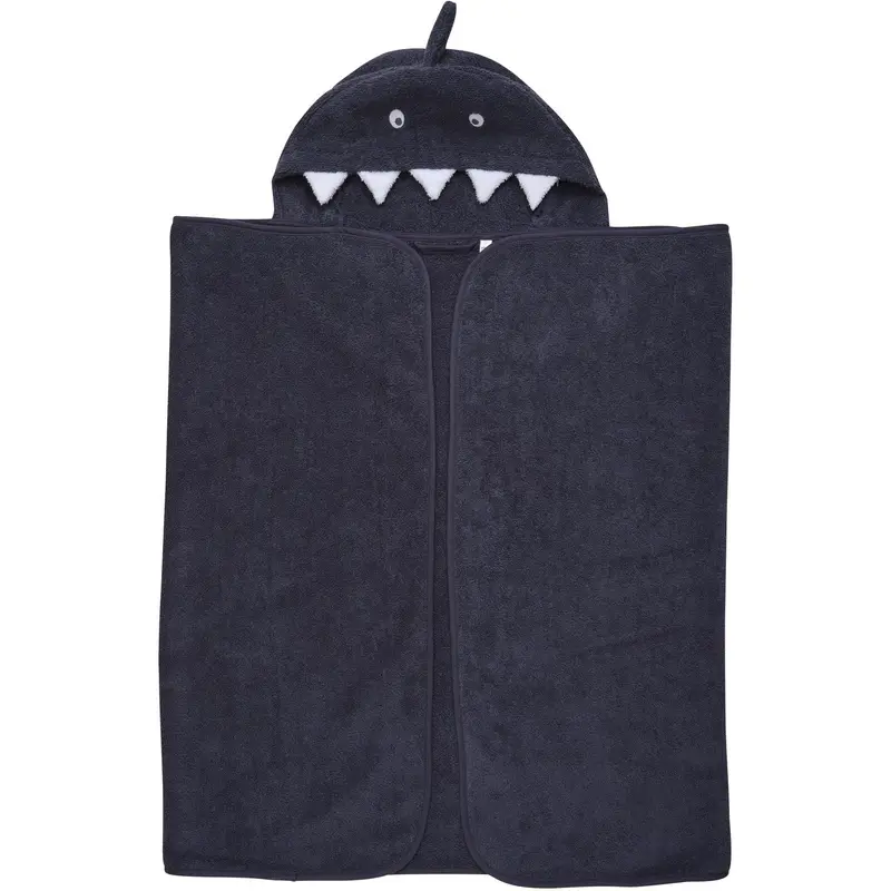 Pippi Odyssey Gray Hooded Bath Towel 1